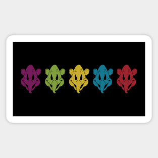 Technicolor Elephants Sticker